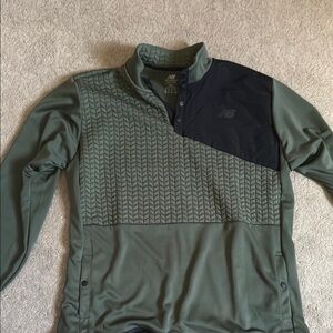 New Balance Green and Black Lightweight Shirt Jacket